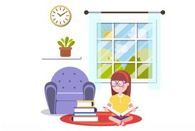 卡通女孩设计元素