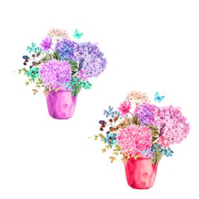 鲜花素材红玫瑰康乃馨朵边纹