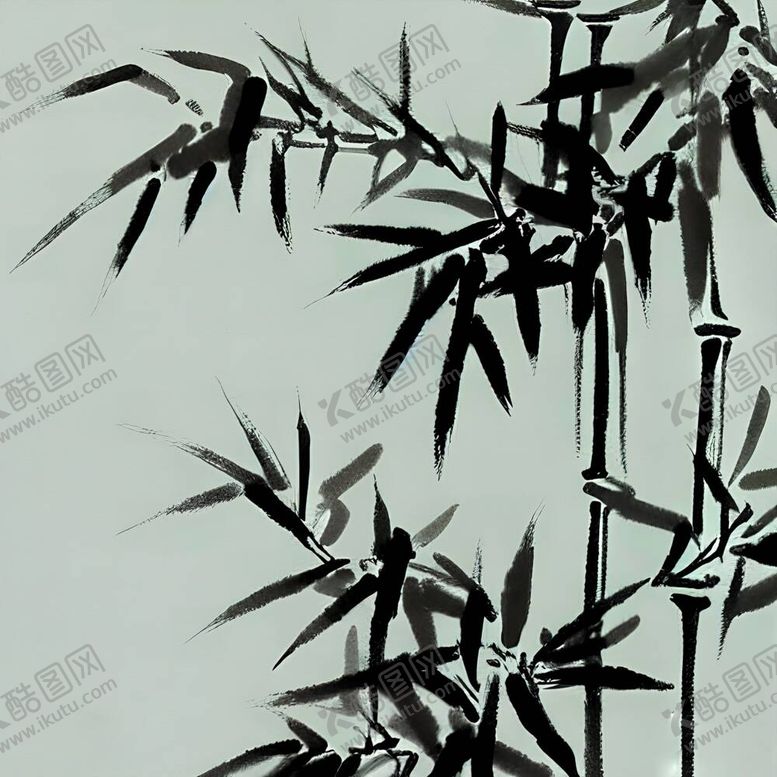 编号：54120309270744266583【酷图网】源文件下载-国画竹子