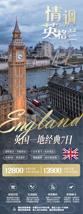 英国旅游海报