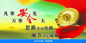 安全文化宣传标语展板