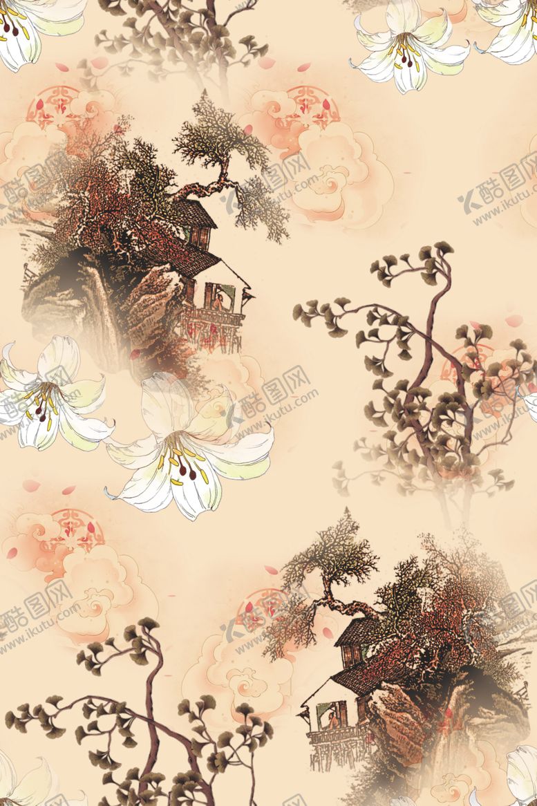 编号：44686001140410296976【酷图网】源文件下载-中老年花型