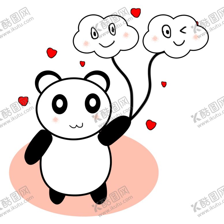 编号：50488309110902558609【酷图网】源文件下载-卡通熊猫