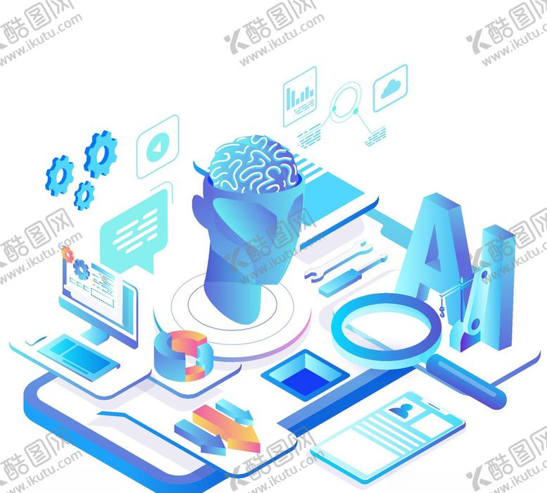 编号：35596201182348136792【酷图网】源文件下载-科技扁平插画卡通3D商务