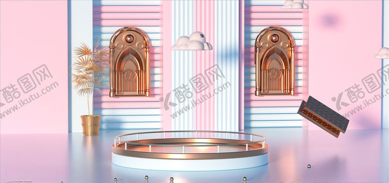 编号：79186907130737508970【酷图网】源文件下载-商品展台C4D