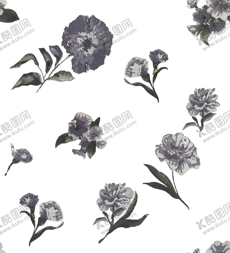 编号：35803609280636299092【酷图网】源文件下载-水彩小碎花