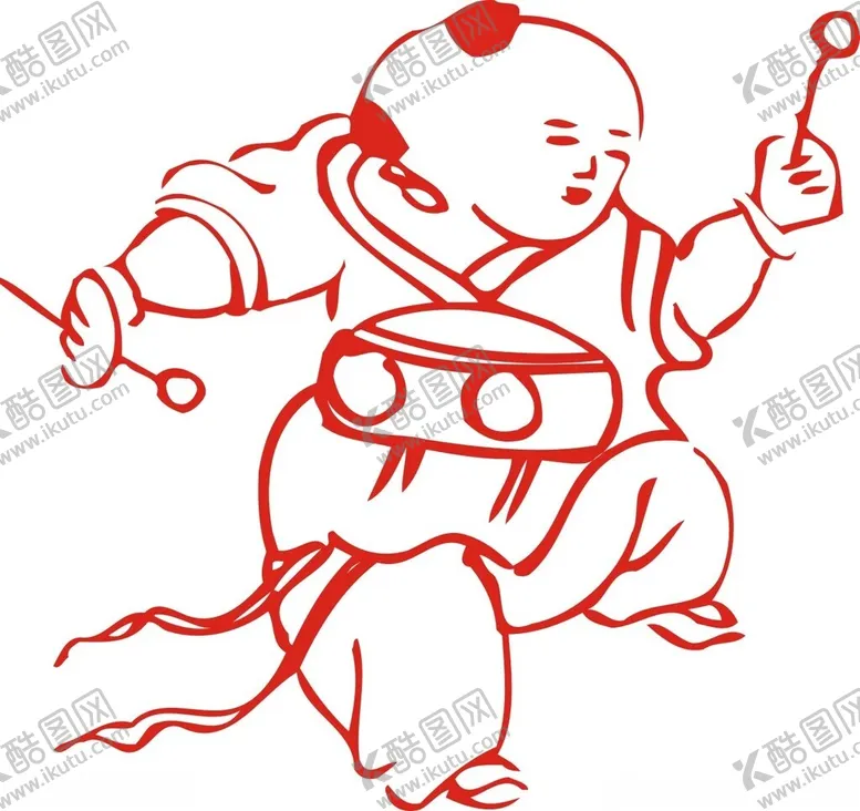 编号：58365002201052309768【酷图网】源文件下载-矢量人物剪纸