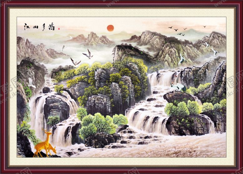 编号：97689605020242485607【酷图网】源文件下载-山水画