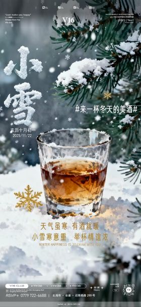 小雪海报