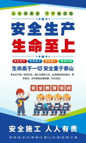 安全生产宣传海报