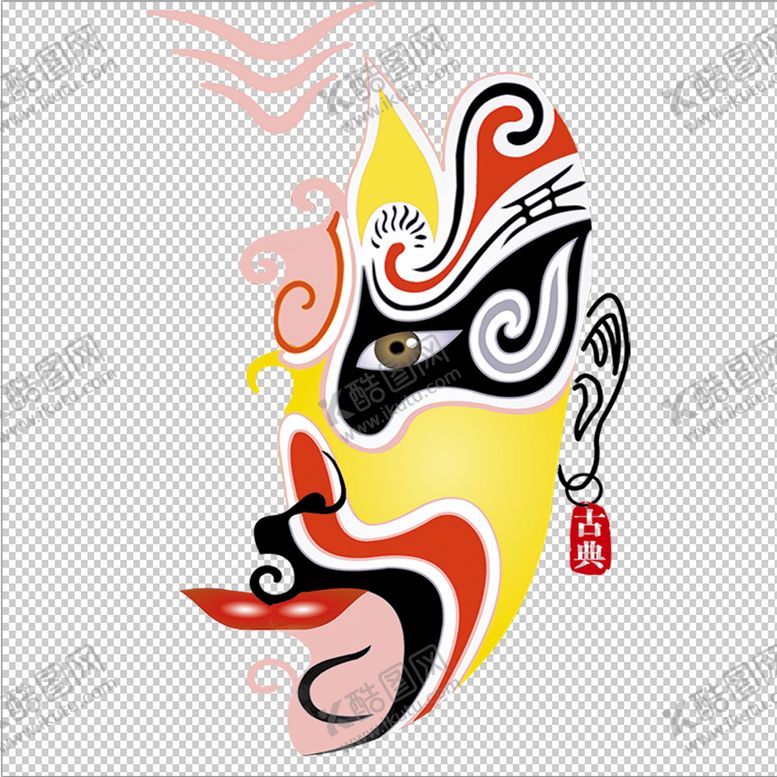 编号：93016210090623529307【酷图网】源文件下载-京剧脸谱