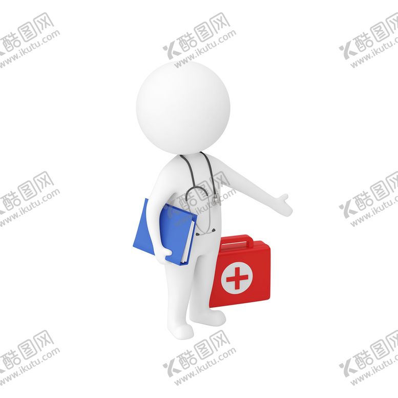 编号：95021809192127108340【酷图网】源文件下载-医生透明3D小人
