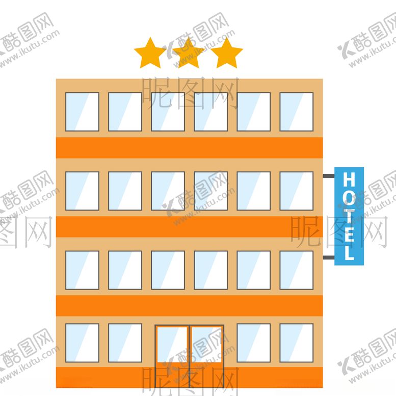 编号：76647610291130367376【酷图网】源文件下载-大楼UI标识标志