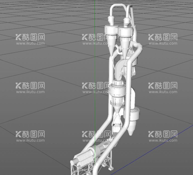 编号：54649611201144181384【酷图网】源文件下载-C4D模型工厂设备