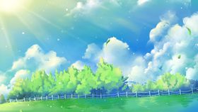 小清新简约创意海报图片卡哇伊梦境境手绘风