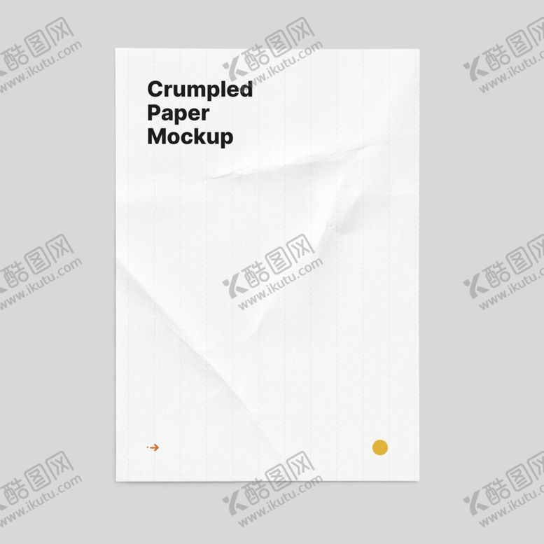 编号：14385707011139534750【酷图网】源文件下载-褶皱纸张效果