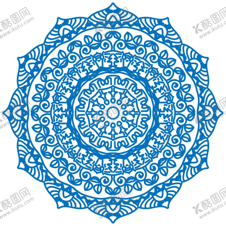 编号：47695009251556245224【酷图网】源文件下载-曼陀罗花纹