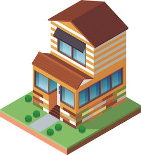 房子图片素材Ai矢量图居住场所屋
