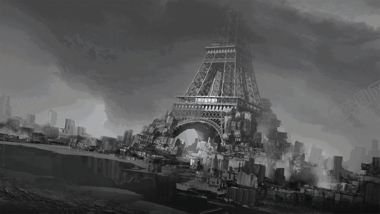 编号：17525509091140019498【酷图网】源文件下载-未来世界科幻场景图案