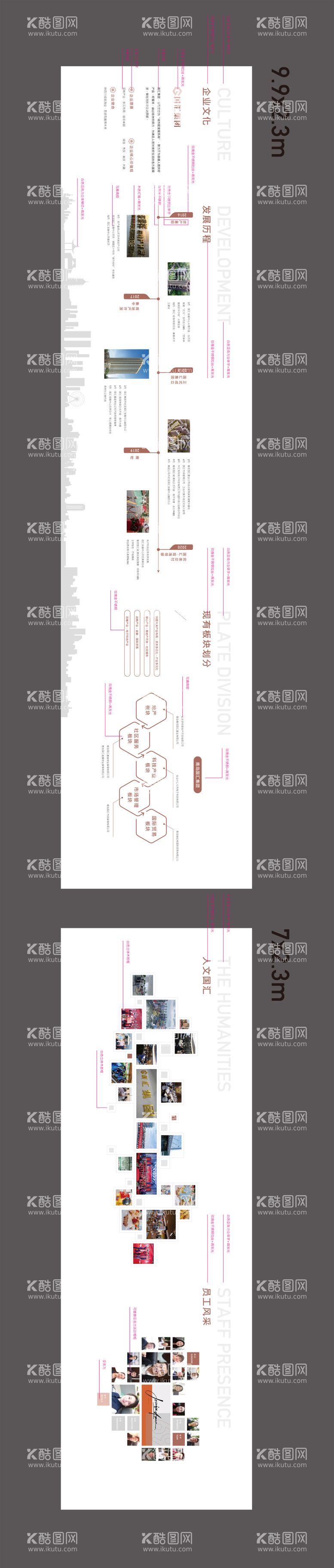 编号：98172011180603277546【酷图网】源文件下载-企业文化发展历程墙照片墙