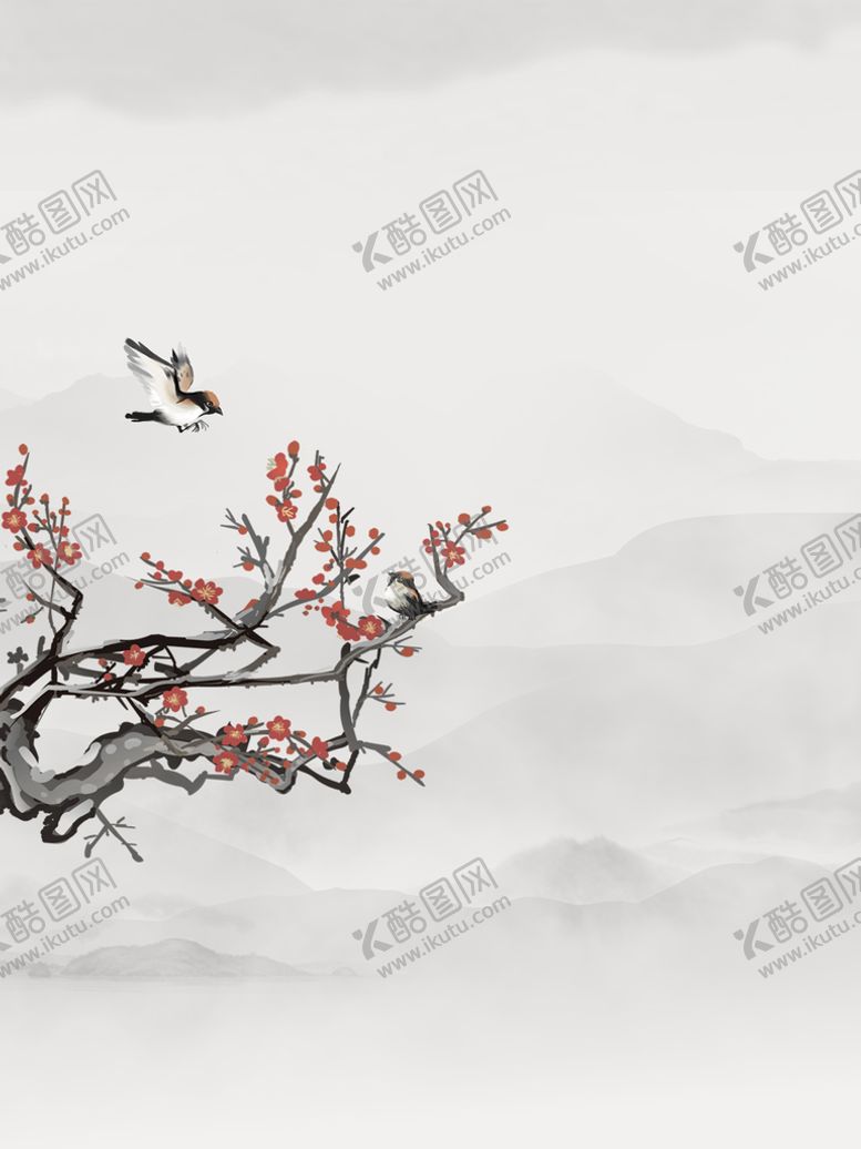 编号：54268109121559469238【酷图网】源文件下载-中国风 泼墨 水墨 山水背景 