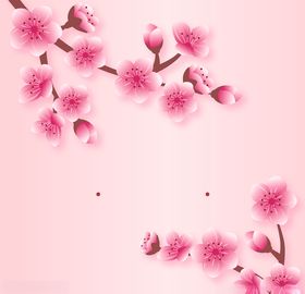 樱花AI矢量图AI设计素材植物卉壁纸