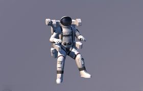 C4D模型宇航员