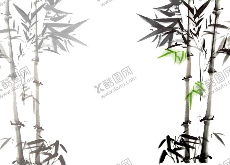 编号：27782107011426319460【酷图网】源文件下载-水墨竹子