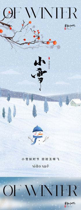 小雪地产海报