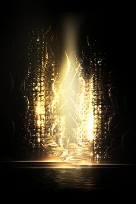 金色光效PSD分层素材