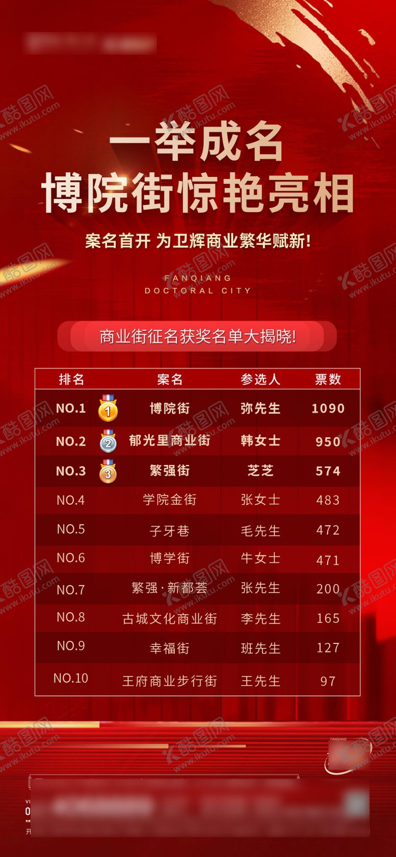 编号：12067807171500374166【酷图网】源文件下载-排行榜海报