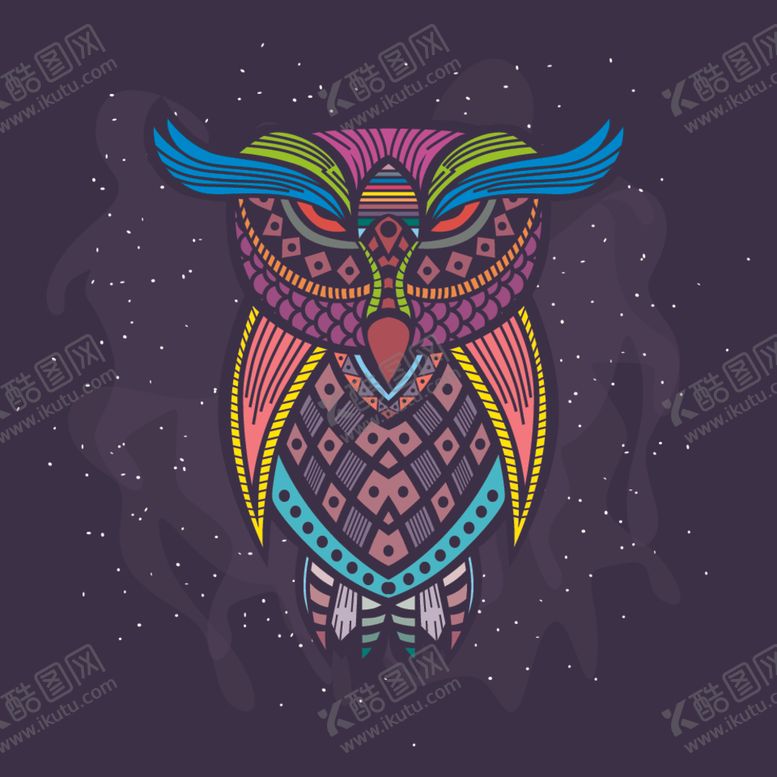 编号：54917910070914596050【酷图网】源文件下载-矢量动物头像