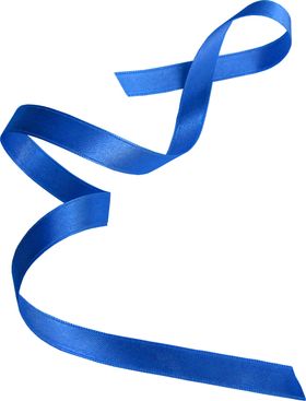蓝色彩带图片