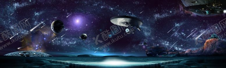 编号：19721409120601557736【酷图网】源文件下载-太空星球大战背景