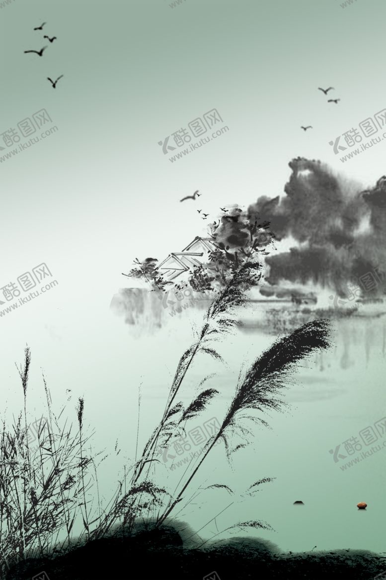 编号：60726805090042265841【酷图网】源文件下载-水墨画