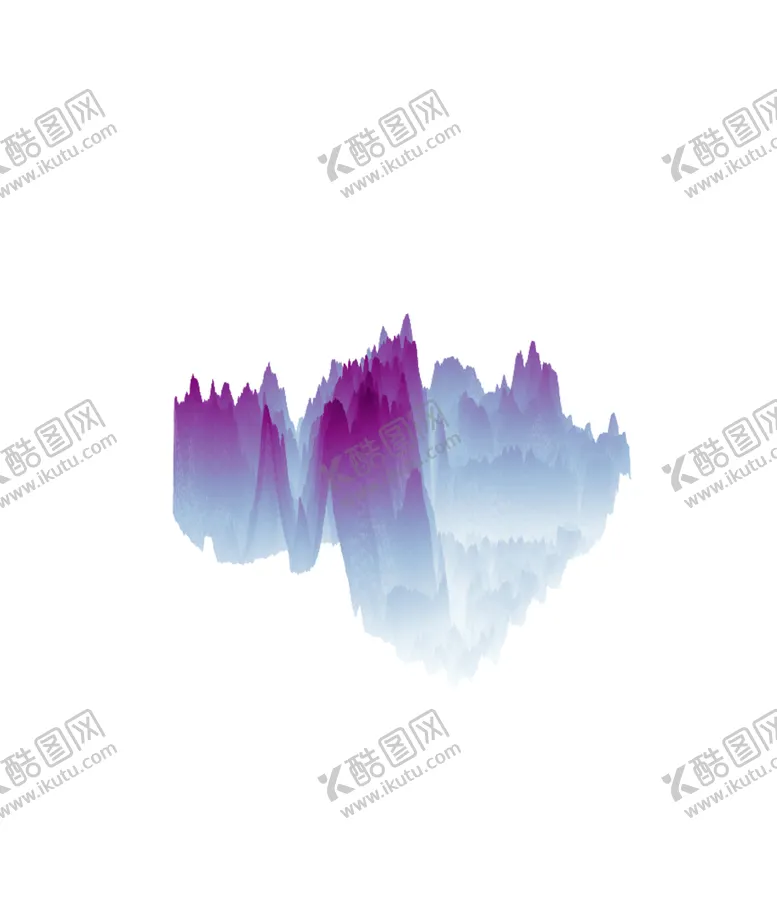 编号：77969305041737205688【酷图网】源文件下载-抽象山峰