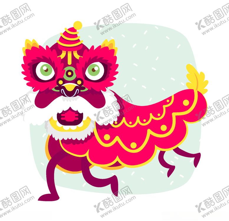 编号：35096906180418303928【酷图网】源文件下载-舞狮子