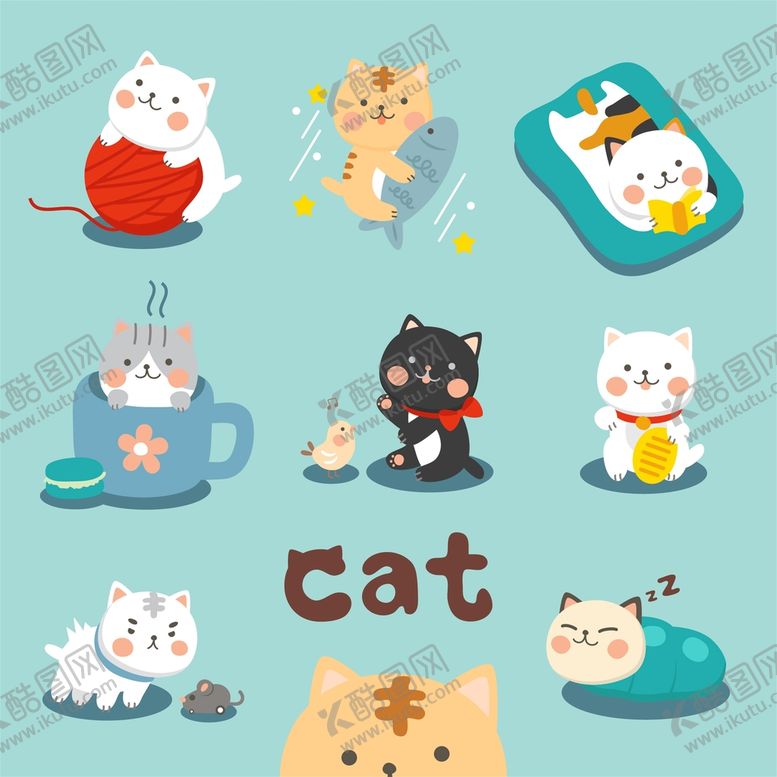 编号：97587001121408439363【酷图网】源文件下载-猫