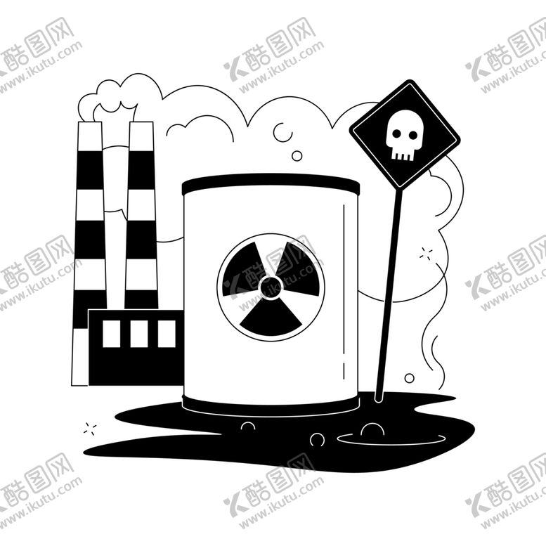 编号：61542612092142127255【酷图网】源文件下载-辐射污染