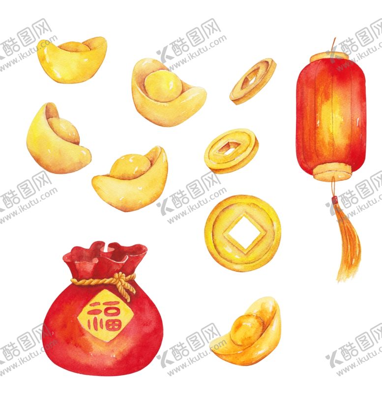 编号：53880105030209087223【酷图网】源文件下载-中国风新年元素