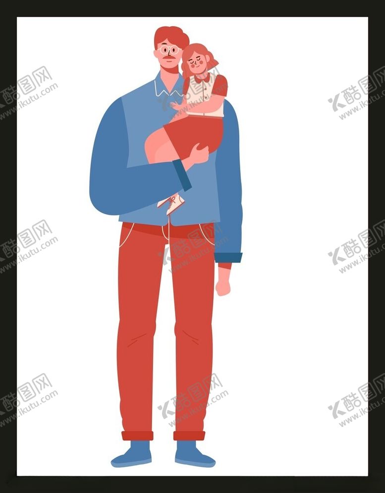 编号：26103602060216132569【酷图网】源文件下载-幸福家庭人物