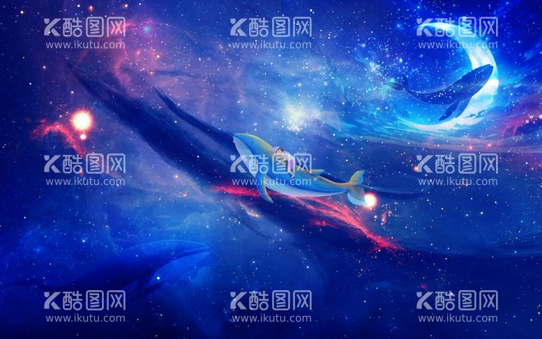 编号：87806712221825487090【酷图网】源文件下载-鲸鱼星空