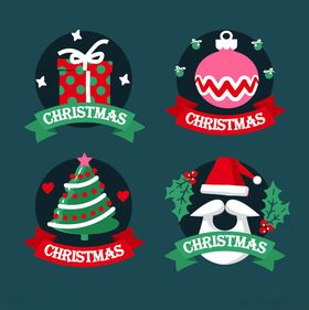 圣诞元素图标集合