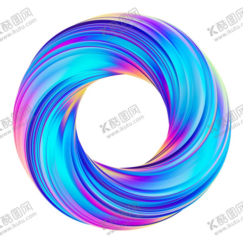 编号：24111410021905349834【酷图网】源文件下载-炫酷抽象圆环PNG
