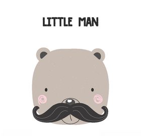 可爱森系呆萌动物插画