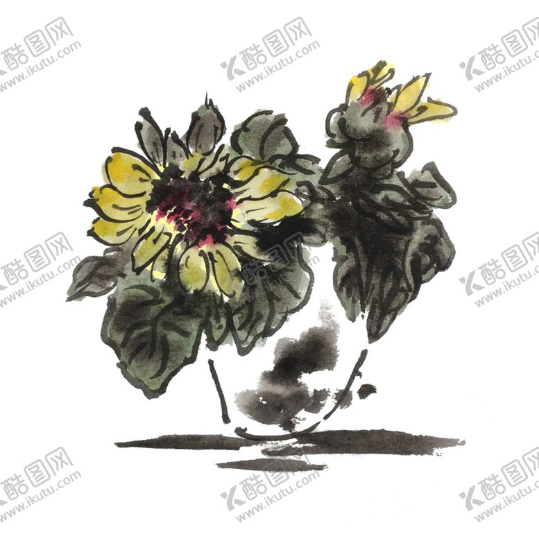 编号：21308607072304532333【酷图网】源文件下载-水墨插画素材