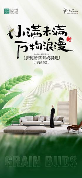 小满节气海报