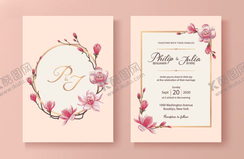 编号：23729310070004282127【酷图网】源文件下载-花卉卡片