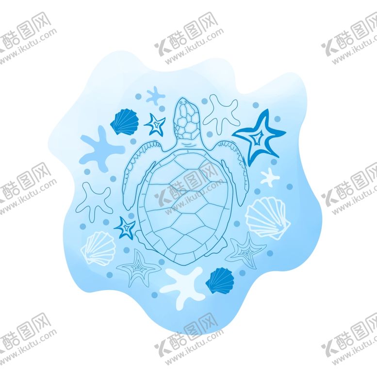 编号：12299909230335233007【酷图网】源文件下载-简约海龟