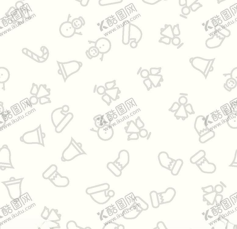 编号：99378810151154099246【酷图网】源文件下载-复古圣诞节卡通背景图案